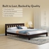 Beirut Solid Wood Bed Queen Size In Mahogany Finish