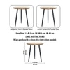 Metalsmith Metal Side Table in Powder Coating Finish