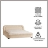 Casa Haven Relax Queen Size Bed in velvet With Engineered Hardwood Frame & Hydraulic Storage