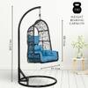 Premium Diesel Single Seater Spyder Swing Chair Blue