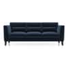 Lewis Sofa (Colour : Cobalt, Cushion : Soft, Seater : 3+1+1)