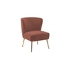 Fission Accent Chair in Light Pink Colour