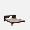 Misty Z Solid Wood Sheesham Queen Size Bed in Provincial Teak Finish