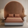 Stoa Paris King Size Bedsheet Bedsheet,  Copper
