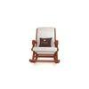 Teree Solid Wood Rocking Chair in Grey Colour