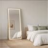 The Artment Gold Halo Square Unbreakable Floor Mirror For Home (150 X 40 CM)