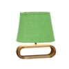 Devansh Green  Jute Table Lamp With Wood Natural Base -13