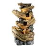 Grey Resting Wood Stonefalls Water Fountain