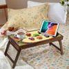 Rajasthani Charm Solid Wood Bookshelf and Serving Tray In Multicolour