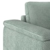 Miles 2 Seater Bamboo Fabric Sofa In Sky Blue Fabric Colour