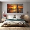 The Castle Decor Women Abstract Wall Painting Wooden Framed Digital Painting 27x48 Inch (Style 3)