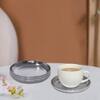 Metalsmith Metal Coaster Set of 4 Silver Finish Table Coasters