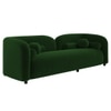 Homro Velvet 3 Seater Sofa in Green Colour