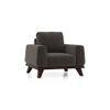 Granada Premium 1 Seater Fabric Sofa in Smoke Colour