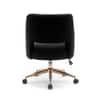 Doe Buck Lotsee Modern Black Boucle Office Chair