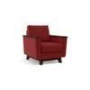 Corby Premium 1 Seater Fabric Sofa in Salsa Red Colour