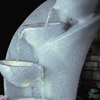 Light Grey Fiber Glass 7 Stacked Chalice Water Fountain