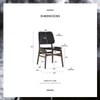 Scandinavian Heath Dining Chair Cocoa Finish
