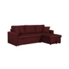 Doozy 3 Sofa cum Bed with Storage in Maroon Colour