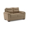 Adelaide 2 Seater Leatherette Sofa in Cappuccino Colour