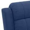 Griffin Fabric Three Seater Manual Recliner in Lapis Blue Fabric Colour
