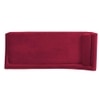 Euclid Velvet Chaise Lounger in Maroon Colour