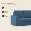 Kowloon Sectional 3 Seater Pull Out  Sofa Cum Bed with Storage in Colonial Blue Colour