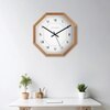 Precision Minute Index Wooden Frame Wall Clock