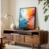 The Castle Decor Modern Abstract Wall Art Framed Painting 20x30 Inch Style 1