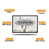 The Castle Decor Teamwork Motivational Wall Art Frame Office Decor 20x30 Inch