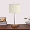 Devansh White Jute Table Lamp With Natural Wood Base & Steel Pipe (7X17 Inches)-10