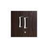 Ren 4 Door Wardrobe with External Drawers in Wenge Finish