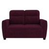 Alvaro Velvet 2 Seater Sofa Red wine Color