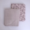 Reya Pink Floral Cotton Dohar Set Of 2 Reversible Single Bed 350 Tc Size 240 X 160 Cms