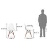 DSW Chair Replica in  Clear Colour