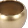Apple Planter Set Of 3 In Gold Colour