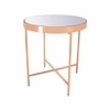 Scandinavian Xander Small Coffee Table Copper Finish