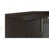 Taarkashi Solid Wood Bar Cabinet in American Walnut Finish
