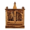 Jam  Sheesham Wood  Prayer Unit in Teak Finish