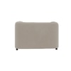 Homro Velvet 1 Seater Sofa in Cream Colour