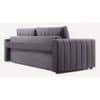 Beliss 3 Pull Out Sofa Cum Bed with storage In Grey Colour
