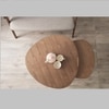 Scandinavian Sandra Set of Two Coffee Tables Cocoa Finish