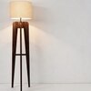 Jet Beige Jute Floor Lamp with Beige Jute Base