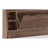 Scott King Size Box Storage Bed in Classic Walnut Finish