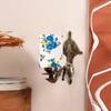 Devansh Metal Electric Wall Light in Antique Gold Colour with Multi Shade Count of 1 Light