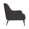 Scandinavian Brixton Lounge Chair Brown Matte Finish