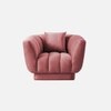 Exalt Fabric Sofa (Pink)
