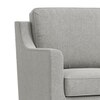 Abbey 2 Seater Fabric Sofa in Vapour Grey Colour
