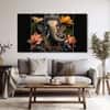 The Castle Decor Lord Ganesha Wall Painting Wooden Framed 27x48 Inch (Style 11)