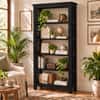 Arcade Sheesham Wood Book Shelves  In Walnut  Finish